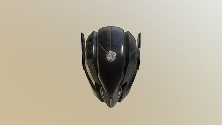 Sci-Fi Helmet 3D Model