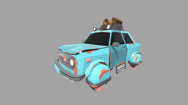 Flying Car 3D Model