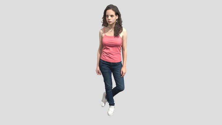 Casual Confidence in Pink – Modelo 3D gratuito STL
