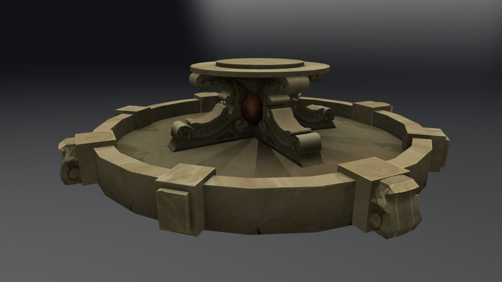 Statue Fountain - 3D model by tanzeel [e352c24] - Sketchfab