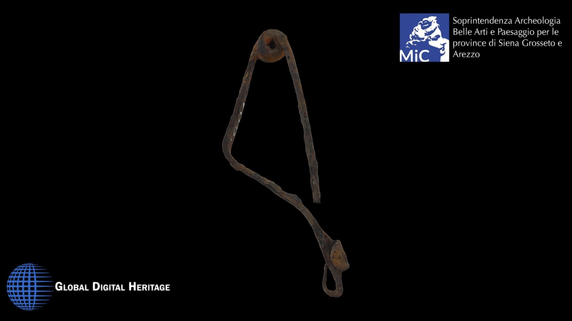 Iron fibula, Poggio Pinci, Asciano Download Free 3D model by Global