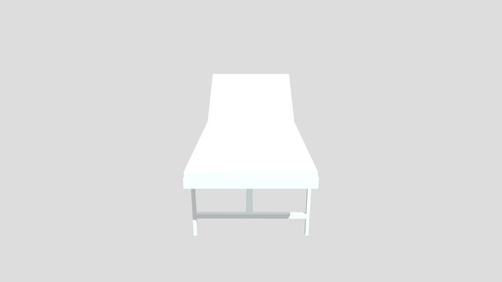 Medical Exam Table 3D Model