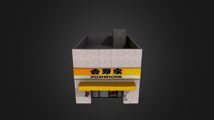 Manga Store 3D Model