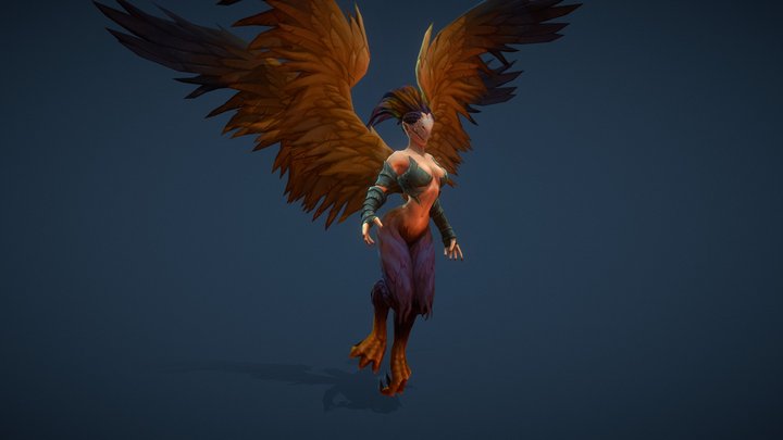 Harpy 3D Model