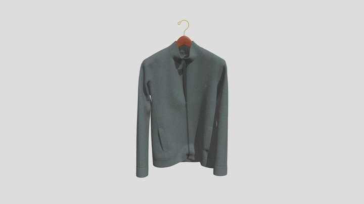 Jacket With Hanger 3D Model