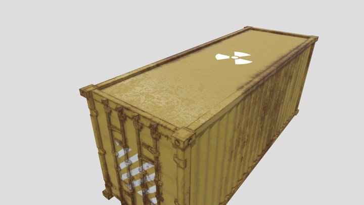 Container 3d | game ready 3D Model