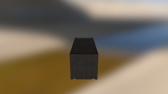 ship Container 3D Model