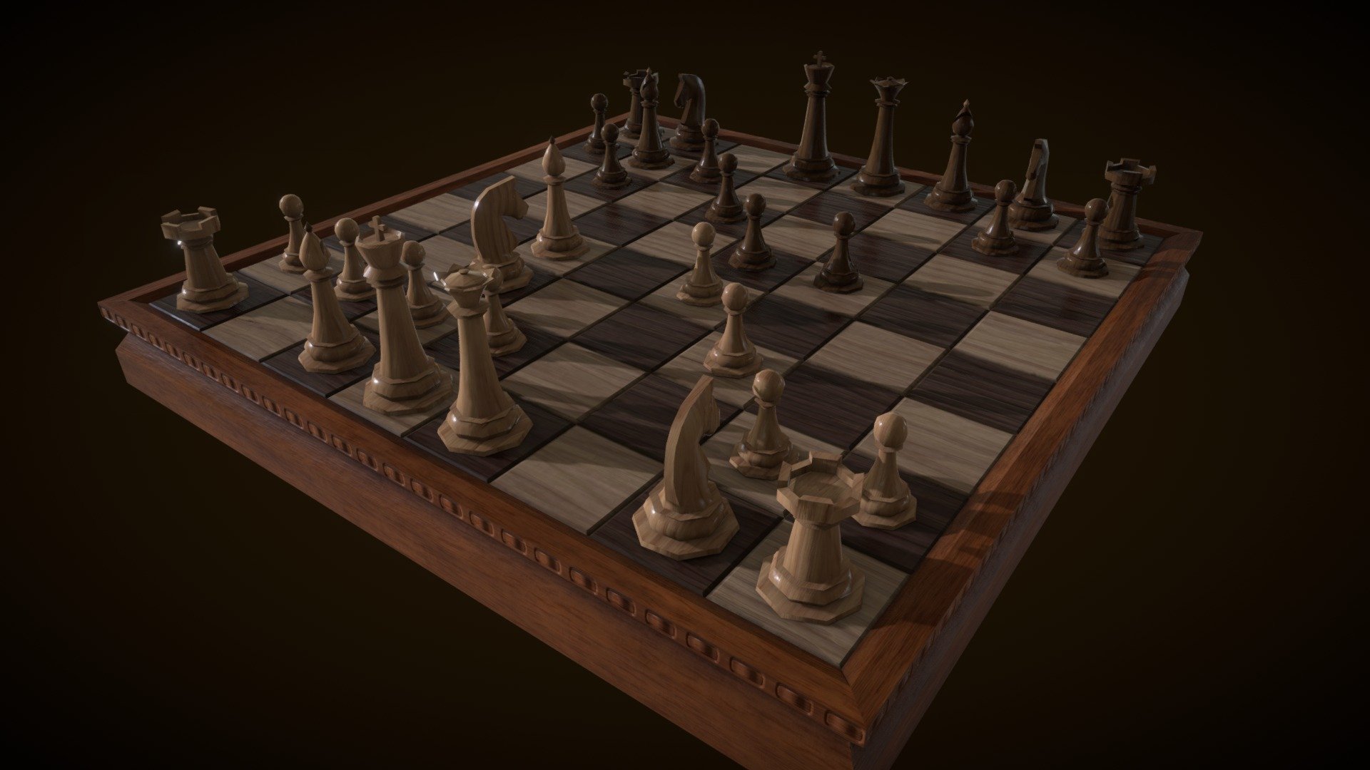 Chess Free 3D Models download - Free3D