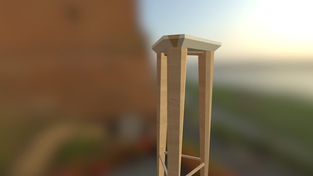 Bar Stool 2016 3D Model