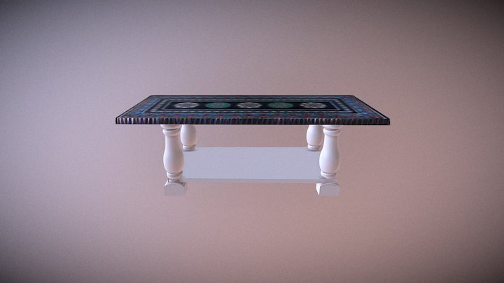 Coffee Table 2 3D Model