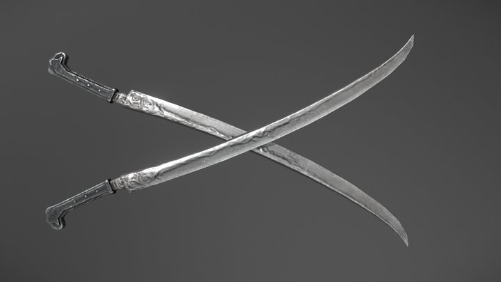 Sellsword Twinblades 3D Model
