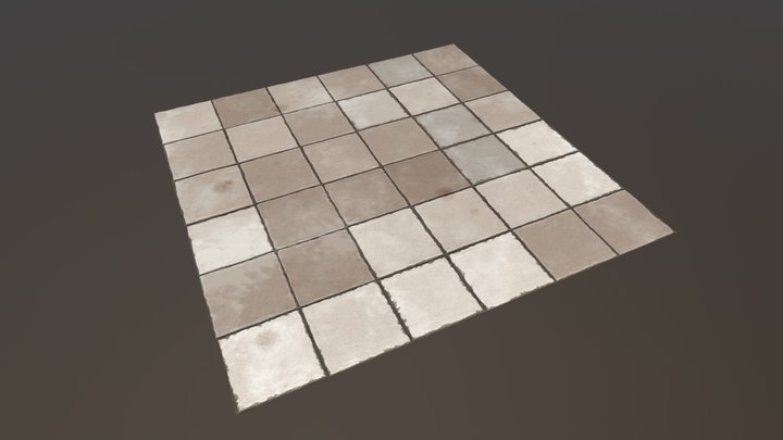 Tile Floor 3D Model
