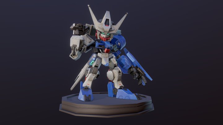 Gundam Astaroth SD 3D Model
