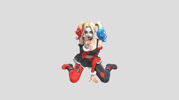 Harlequin Seduction 3D Model