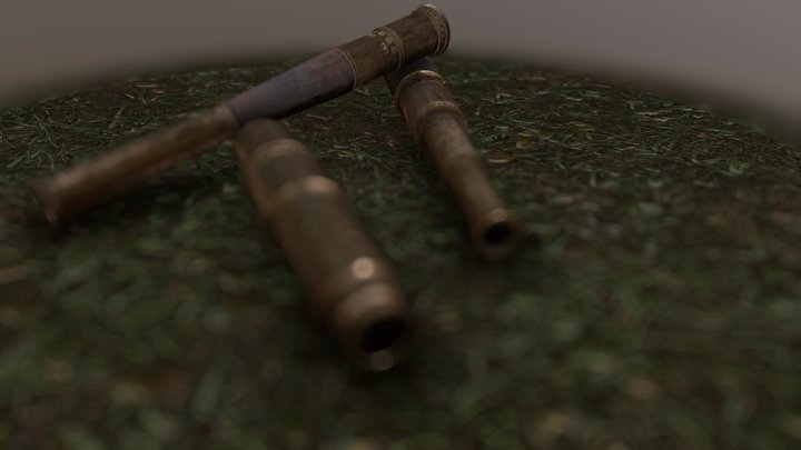 Monocular telescope 3D Model