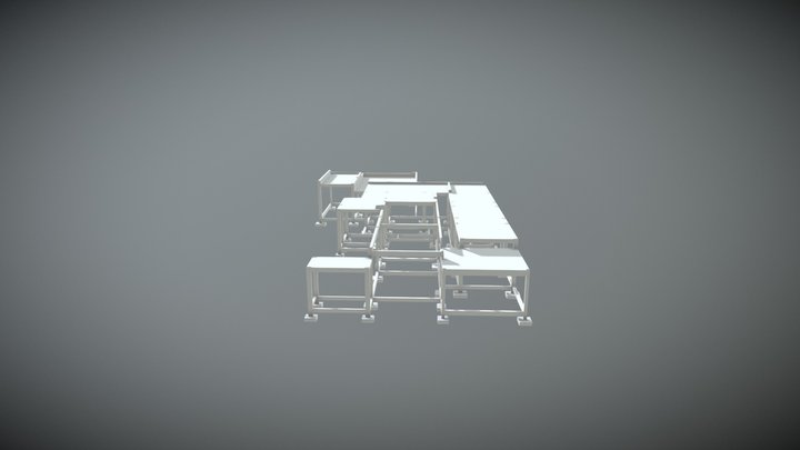 Projeto Estrutura Residência Unifamililar 3D Model
