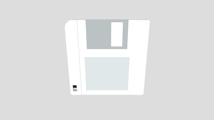 Floppy Disk 3D Model
