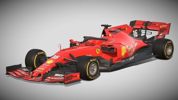 2019 F1 Ferrari SF90 – Free 3D Model STL