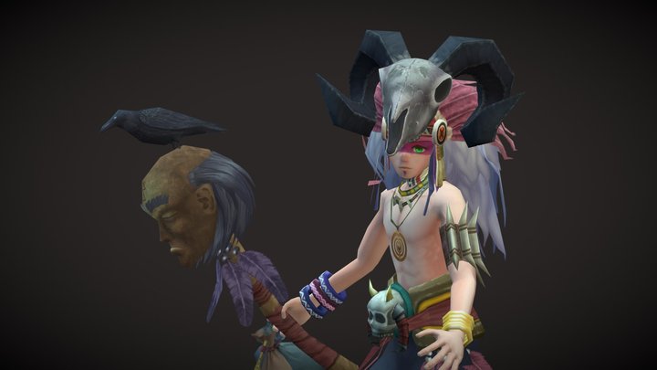 witch doctor 3D Model