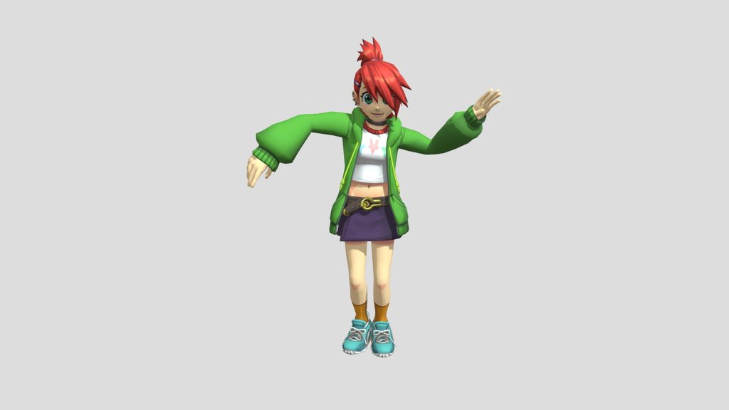 Fusionfall-Frankie Foster (Belly Dancing)
