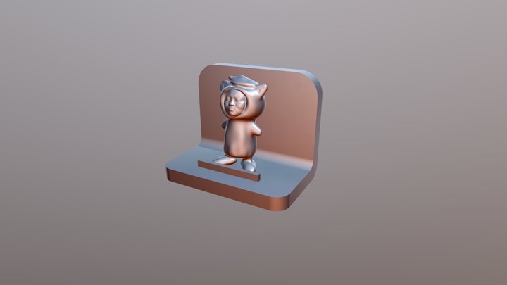 110821004陳姿辰-人臉公仔 3D Model