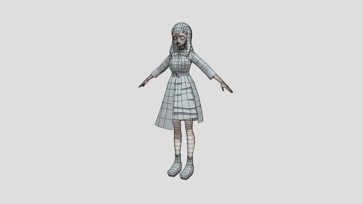 GirlTRY 3D Model