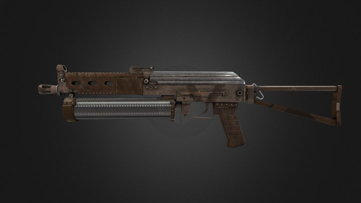 PP-Bizon | Nature of War 3D Model