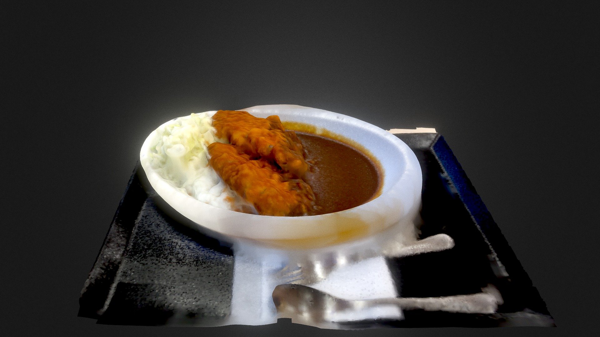Cutlet curry scans with iPhone12 Pro