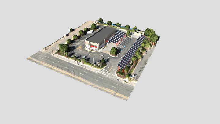 Chick-fil-A @ 1100 Northside 3D Model