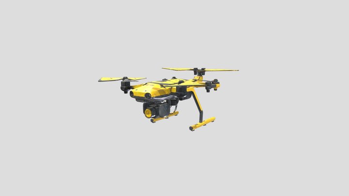 Futuristic Cyberpunk Recon Drone – Free 3D Model STL