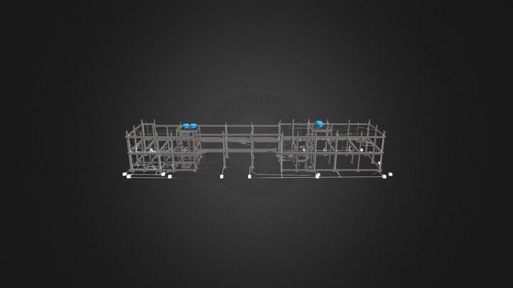Projeto Hidrossanitário 3D Model