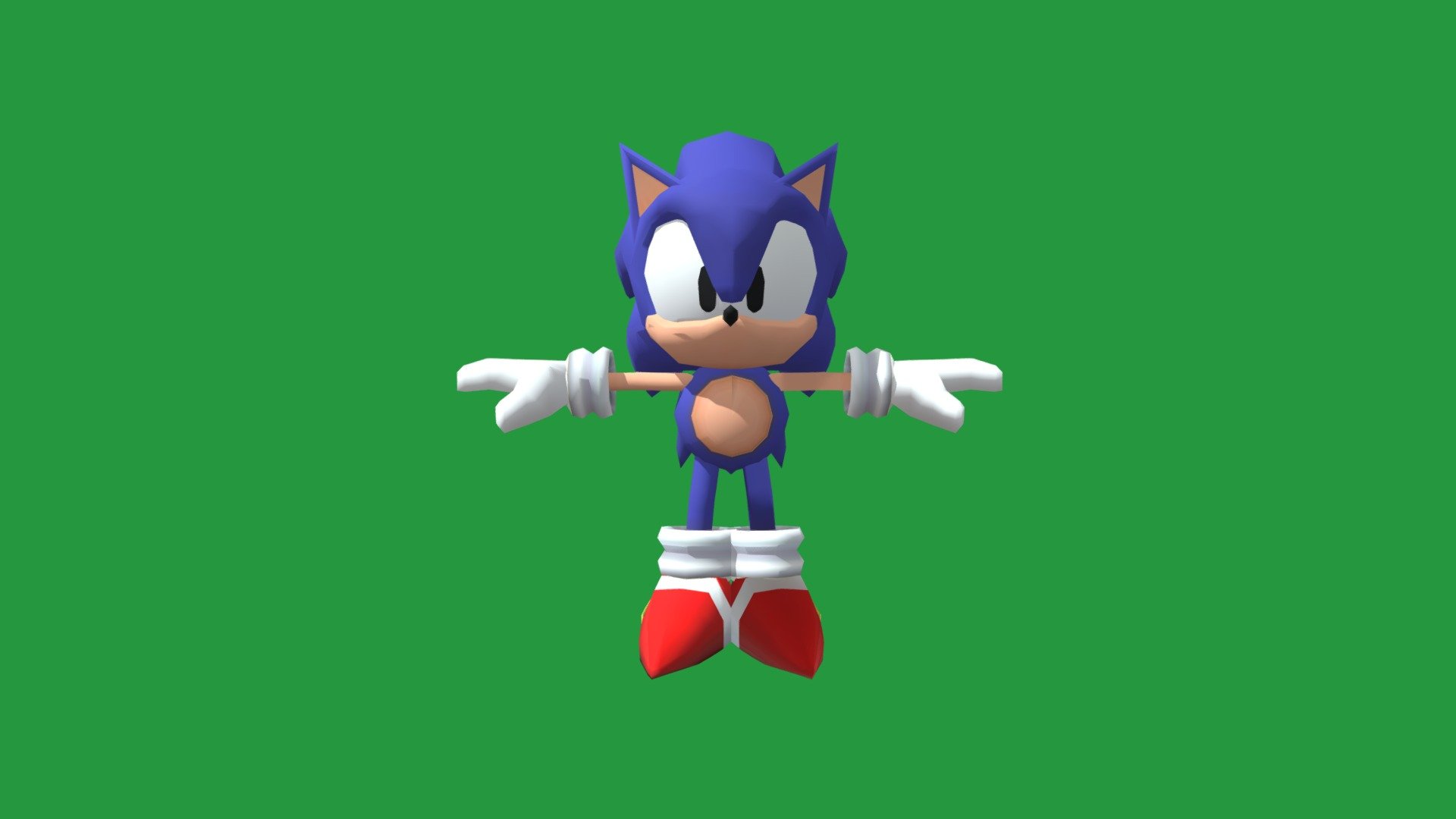 Sonic Speed Simulator - Classic Sonic - Download Free 3D model by Chuck.Man  (@Chuck.Man) [e1c6075]