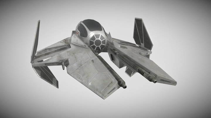 Star Wars Galaxies - Eta-2 Actis Interceptor 3D Model
