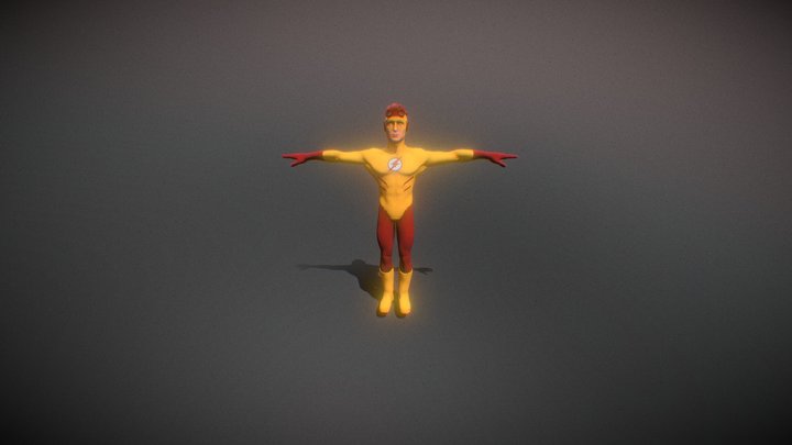 Kid Flash Wally West(Young Justice) 3D Model