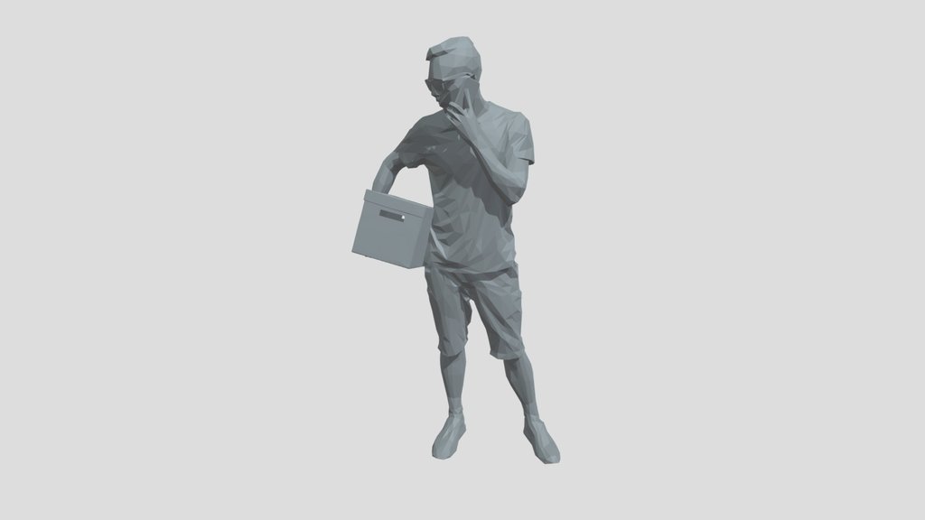 Lowpoly Male Standing