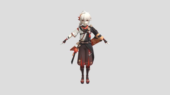 Kaedehara_kazuha 3D Model