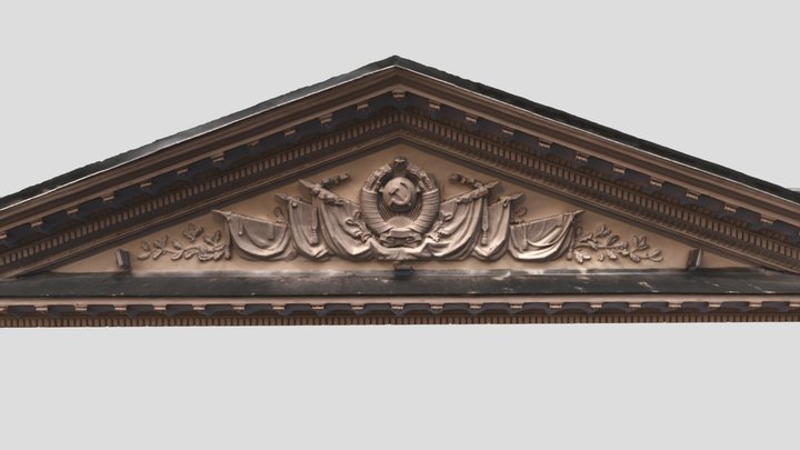 Дворец культуры имени Ю.А. Гагарина 3D Model