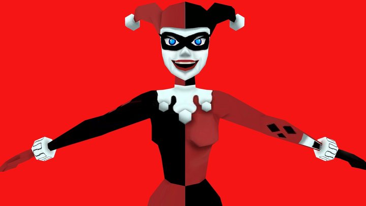 Batman Rise Of Sin Tzu Harley Quinn 3D Model