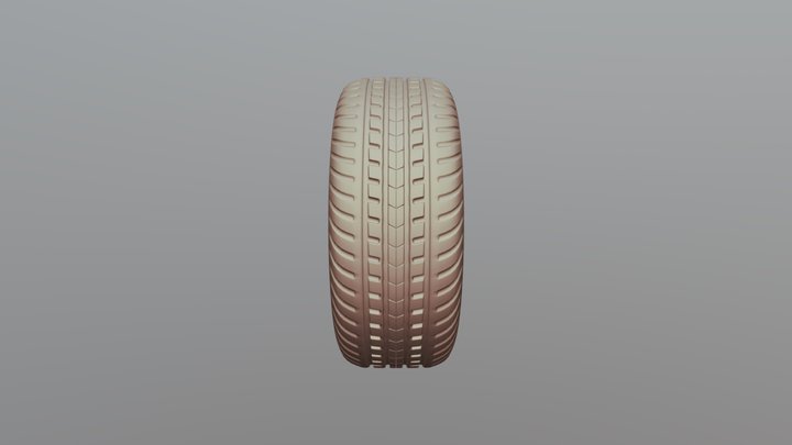 Wheel with Modifiers 3D Model