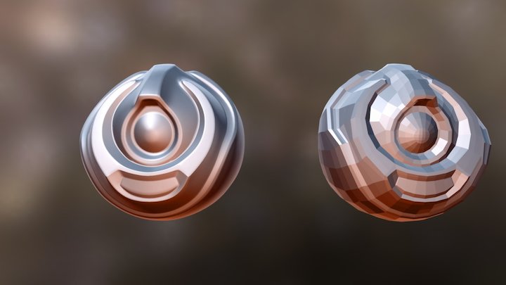 Retopology exercise 3D Model