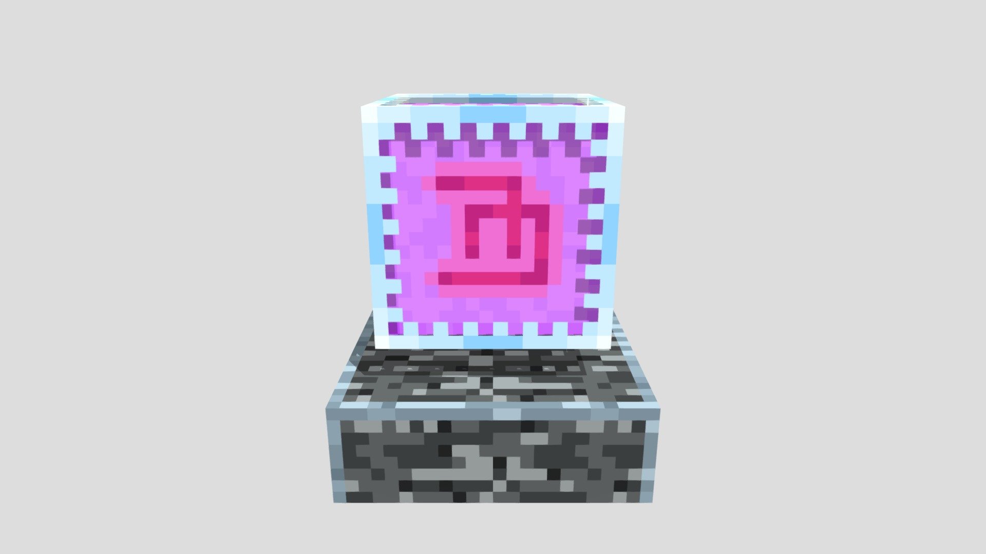 Minecraft Papercraft Ender Crystal