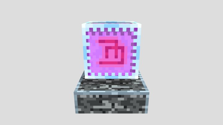 Minecraft Ender crystal 3D Model