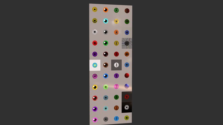Eyes Pack – Modello 3D gratuito STL
