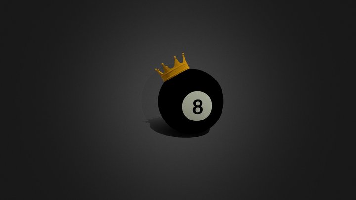 8Ball 3D Model