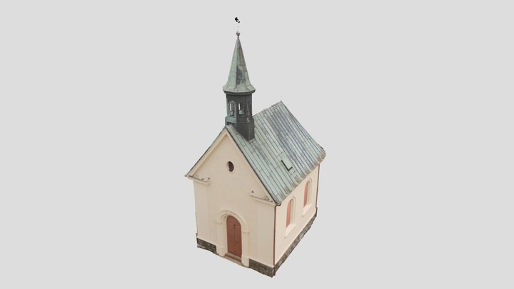 Poutní kaple Panny Marie na Kostelíčku 3D Model