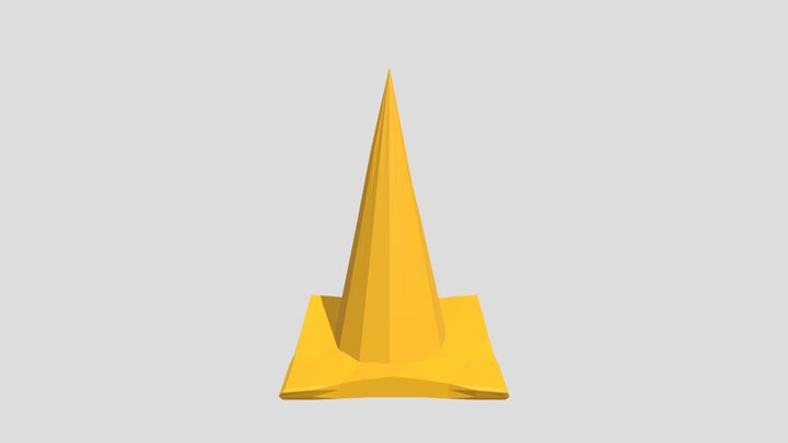 Just a curved cone 3D Model