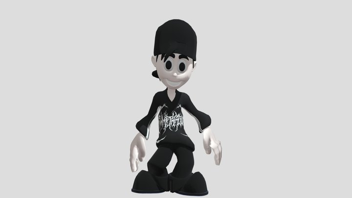A Depressed Cool Guy! 3D Model