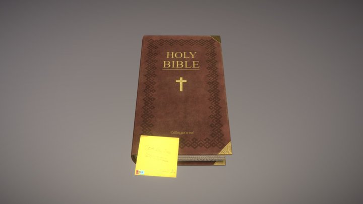 Holy Bible - LowPoly - Rigged 3D Model