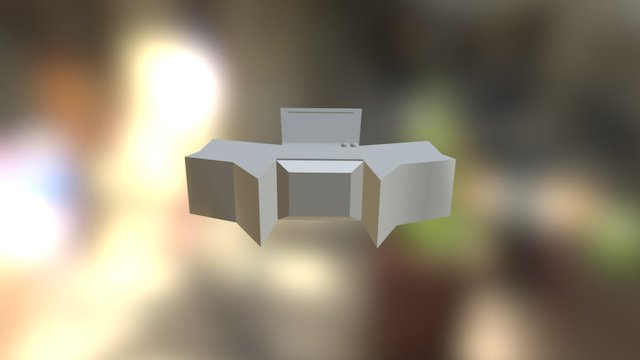 Computer Terminal 3D Model