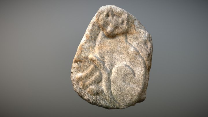 Marumori Cat Monument 3D Model